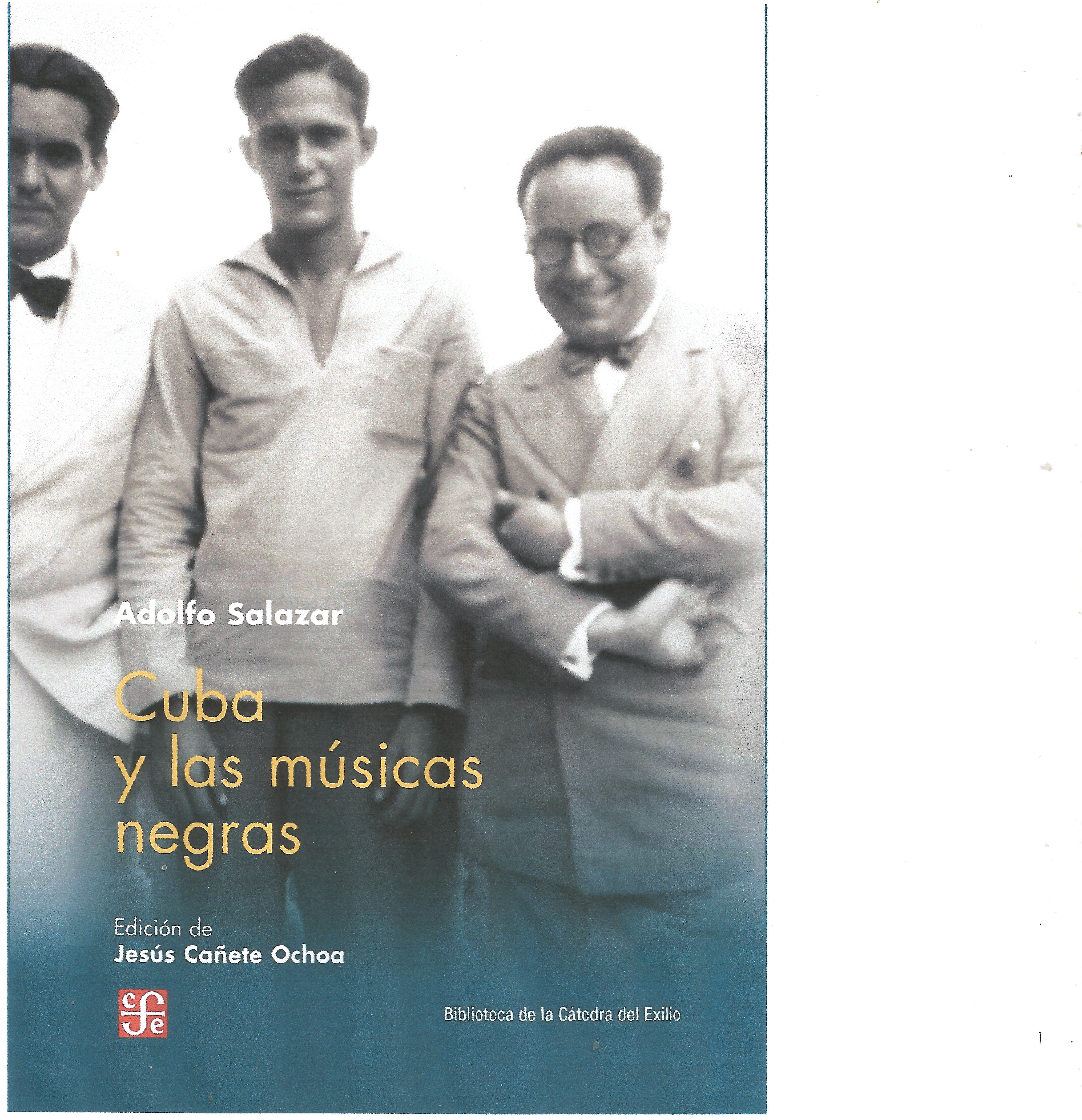 CUBA MUSICAS NEGRAS Adolfo Salazar