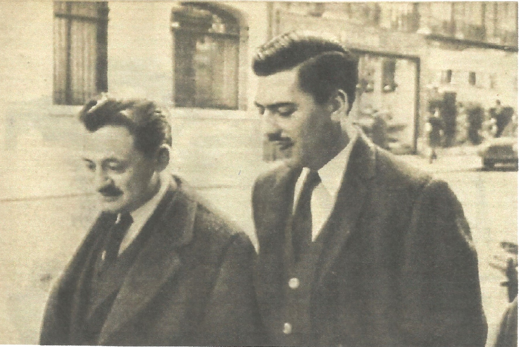 Vargas Llosa y Benedetti foto